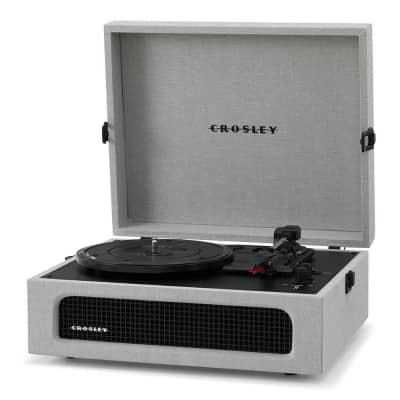 Crosley CR40-BK Mini Turntable with Full-Range Stereo Speakers