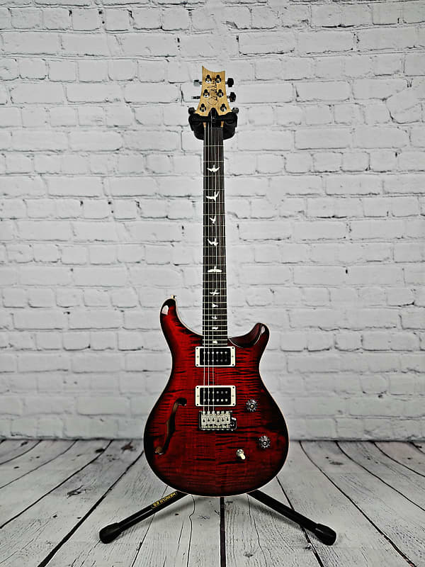 Paul Reed Smith PRS CE24 Semi-Hollow Electric Guitar Fire Red Burst image 1