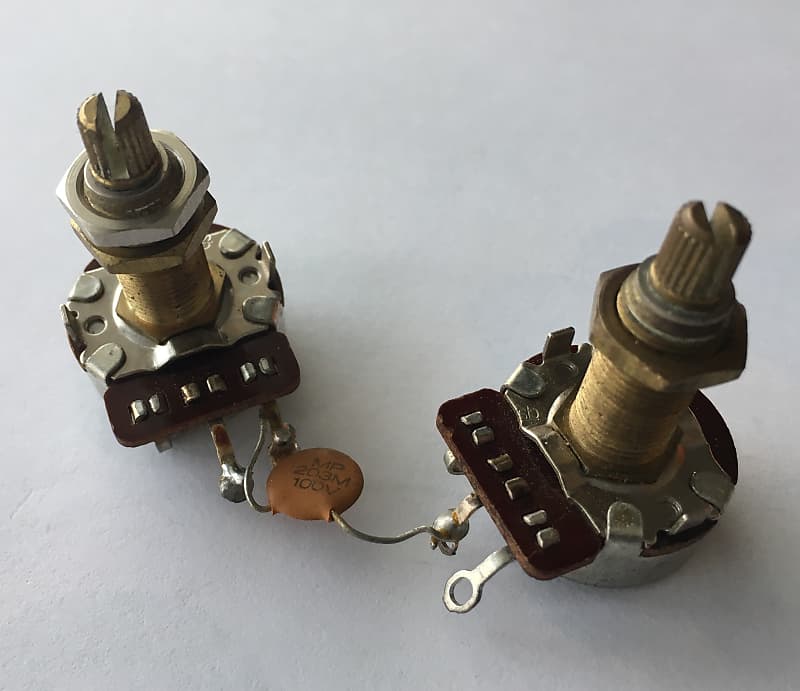 Vintage 1988 CTS Pots For Gibson Les Paul Guitar Reverb