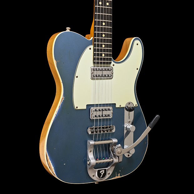❤️ダブルバインディング Custom TELECASTER Bigsbytype Platinum Fender Custom Shop Double TV Jones Relic Telecaster