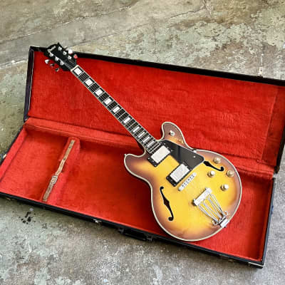 Greco SA-550 c 1975 - Cherry es-335 tdc original vintage MIJ