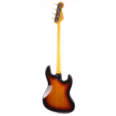 Fender MIJ '60s Jazz Bass 3-Tone Sunburst Used image 3