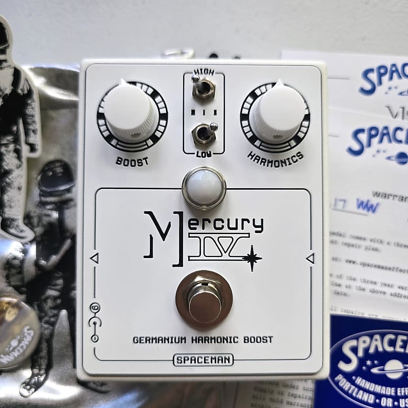 Spaceman Mercury IV Germanium Harmonic Boost - White/White Edition image 1