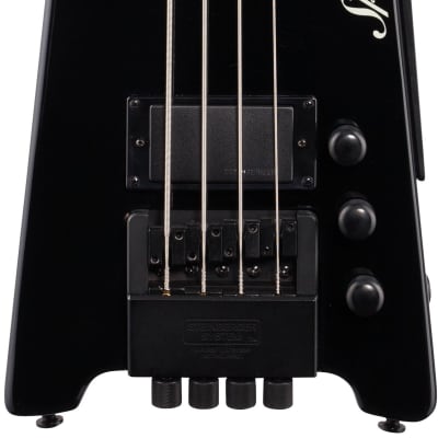 Steinberger Spirit XT-2 Standard Electric Bass (with Gig Bag), Black image 2