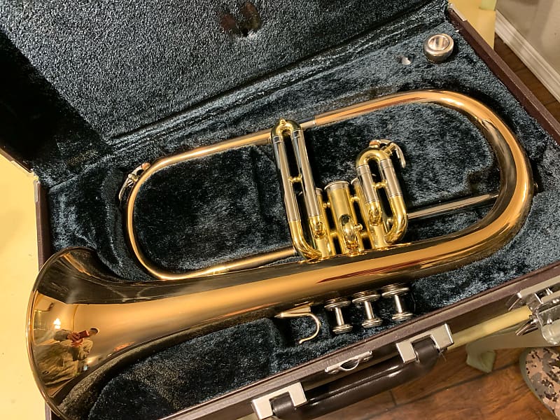 Yamaha YFH631 Bb Flugelhorn 1990’s Rose Brass Reverb