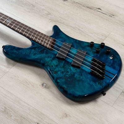 Spector NS Dimension 4 Multi-Scale Bass, Wenge Fretboard, Black & Blue image 1