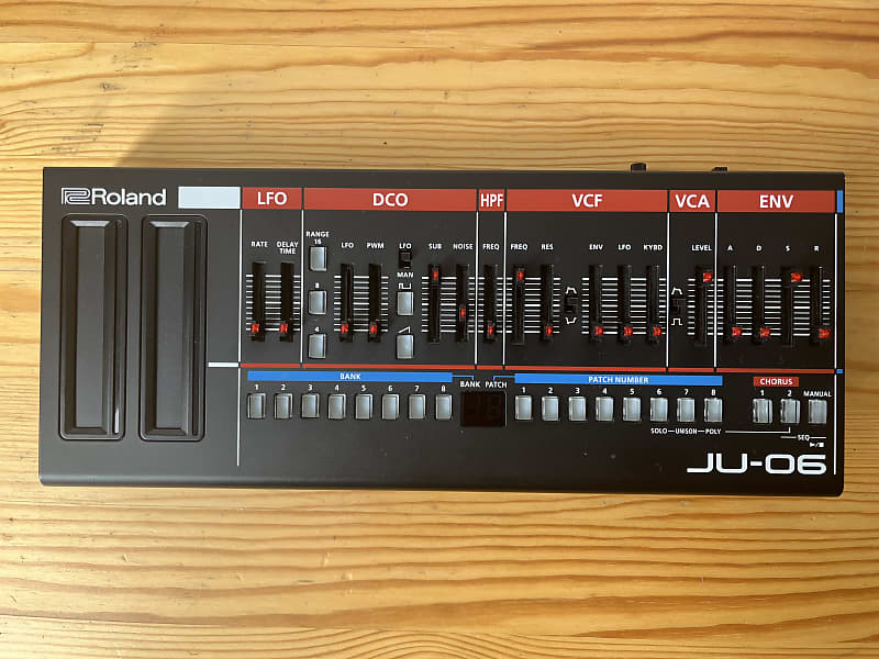 Roland JU-06 Boutique Series Digital Synthesizer Sound Module 2015 - Present - Black image 1