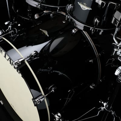 Tama MAT1007BN-PBK Starclassic Maple Lacquer Rack Tom 10" x 7" - Piano Black/Black Nickel HW image 3