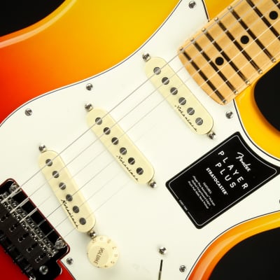 Fender Player Plus Stratocaster, Maple Fingerboard - Tequila Sunrise (Brand New) image 13