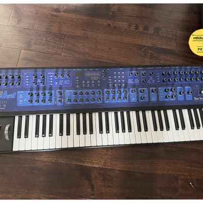 Dave Smith Instruments Poly Evolver PE 61-Key  4-Voice Polyphonic Synthesizer 2010 - 2013 - Blue with Wood Sides