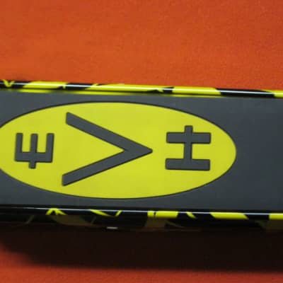 lightly used (generally clean with some imperfections) Dunlop EVH95 Eddie Van Halen Signature Cry Baby Wah  - also called CRY BABY EVH WAH EVH-95 (Yellow / Black) NO box, NO paperwork, NO battery, and NO adjustment hex wrench tool image 21