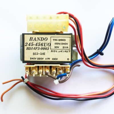 ROLAND S-10 Sampler/Keyboard Original Power Transformer Bando 245-456UO. Works Great !