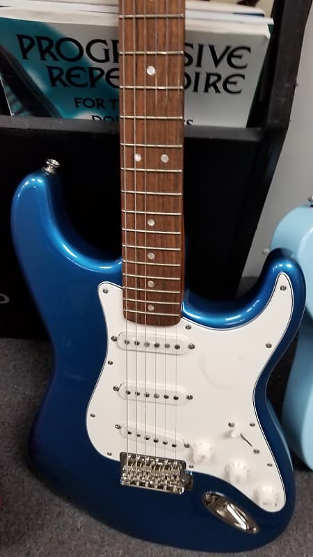 Squier By Fender  CV 60s Strat Blue  Blue image 1