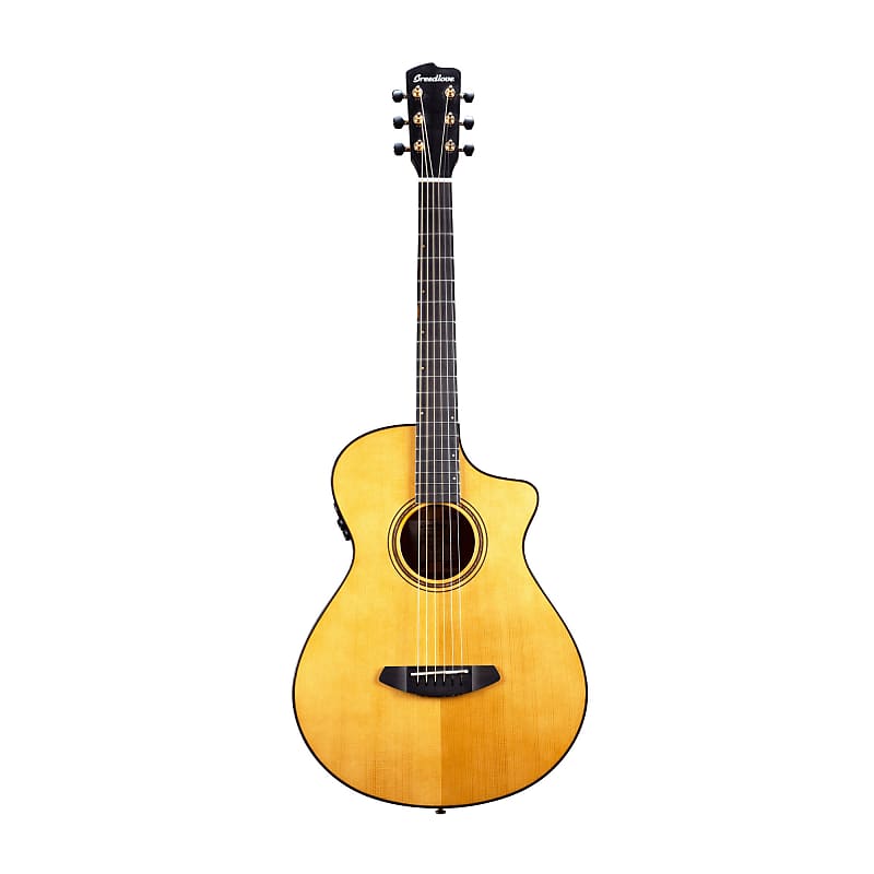 Breedlove Performer Pro Concertina CE 6-String European Spruce Top African Mahogany Neck Acoustic-Electric Guitar with Stain Black Bridge (Right-Handed, Aged Toner) image 1