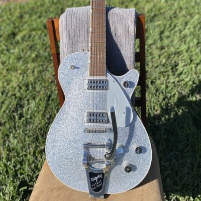 Gretsch Gretsch G6129T Players Edition Jet FT with Bigsby 2018 - Silver Sparkle for sale