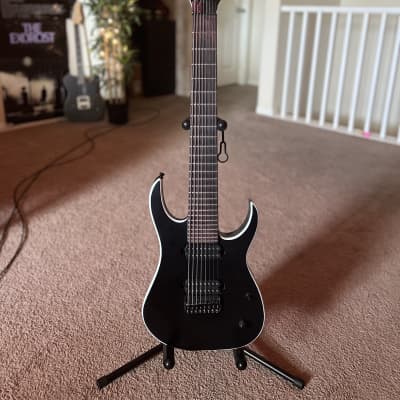 Strictly 7 Cobra 8 String Black Matte w/ White Binding | Reverb