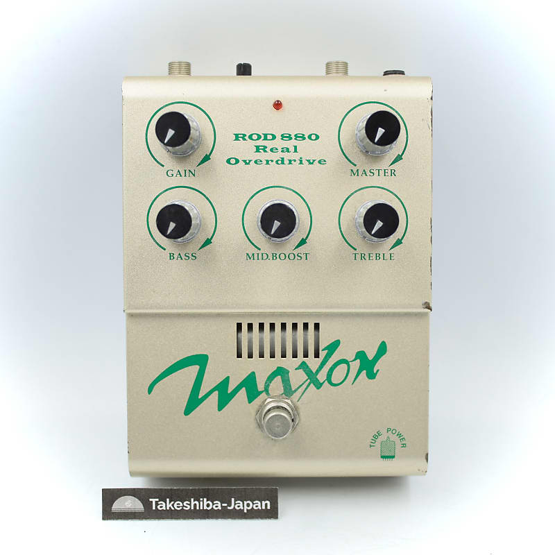 Maxon ROD880 Real Overdrive Made in Japan Guitar Effect Pedal 048H80002