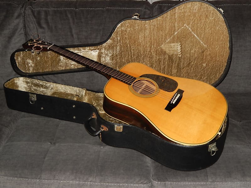 MADE IN JAPAN 1982 - CAT'S EYES CE800 - SIMPLY GREAT MARTIN D28 STYLE  ACOUSTIC GUITAR