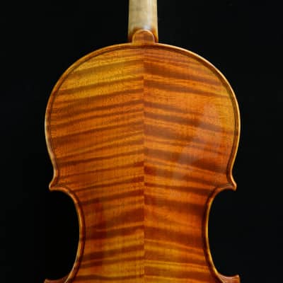 Rare 4/4 Violin Beautiful Flame Maple Back Outstanding Sound Guarneri Violin Bild 6