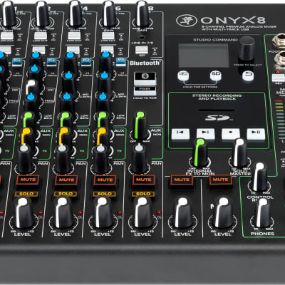 Mackie Onyx8 8-channel Analog Mixer with Multi-Track USB image 5