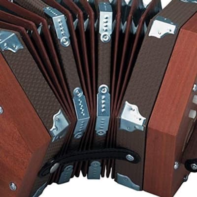 Hohner Accordions Model D40 20 Key Concertina with Gig Bag - 20 button / 40 reed image 3
