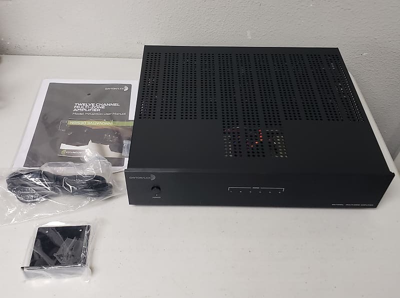 Dayton Audio MA1240a MultiZone 12 Channel Amplifier Reverb