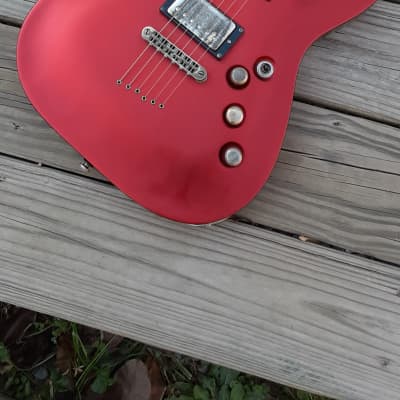 Schecter Lady Luck C-1 Metallic Satin Red 6 String Electric Guitar Made in Korea image 2