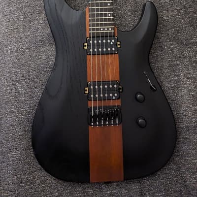 Schecter PA-ZK-1 Shinichi Kobayashi Signature Black Turquoise | Reverb