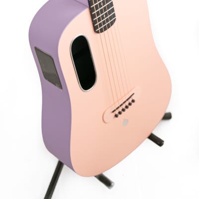 2022 Blue Lava Touch in Coral Pink Acoustic Guitar. image 2