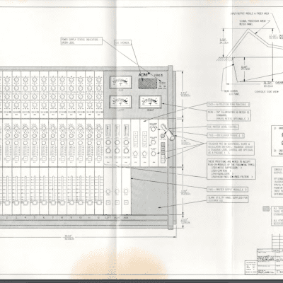 *Rare Vintage ADM 12 Channel Recording Console/Side Car/Mixing Desk (api, quad eight, langevin,neve) image 23