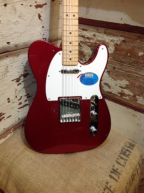 Fender James Burton Standard Telecaster Candy Apple Red | Reverb