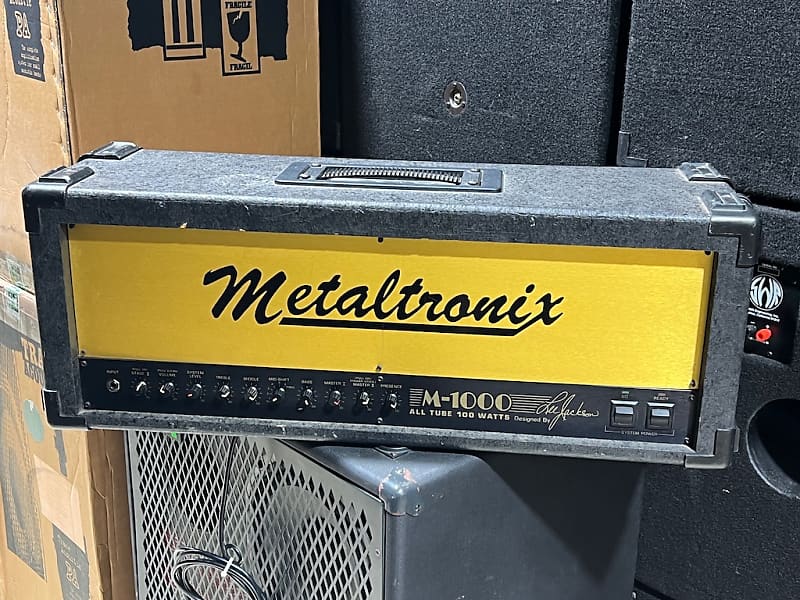 Metaltronix M-1000 100w Head 1988 - its got an Insane Overdrive amp  designed by Lee Jackson we have 2 available.