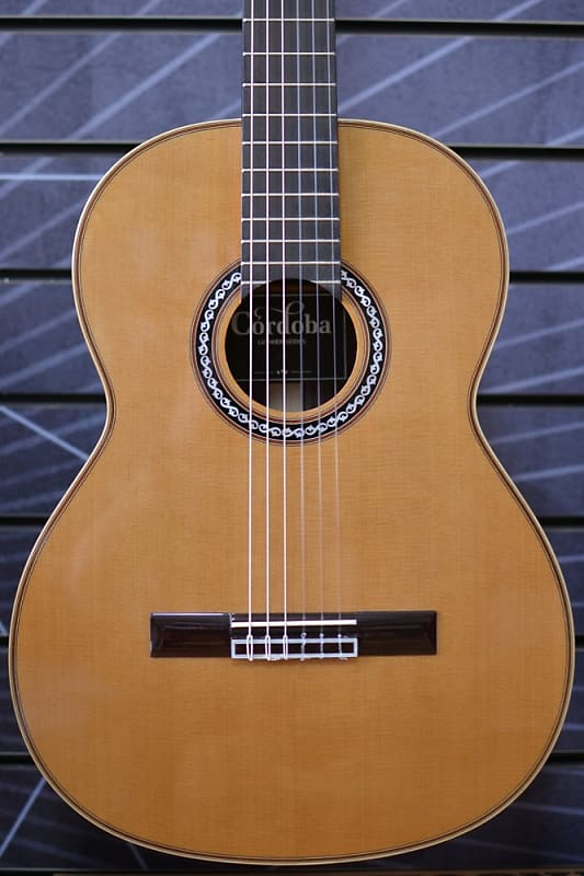 Cordoba Luthier C12 Cedar All Solid Nylon Guitar & Case image 1