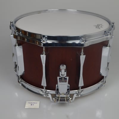 Sonor Phonic Plus D518x MR snare drum 14" x 8", Red Mahogany from 1989 image 7