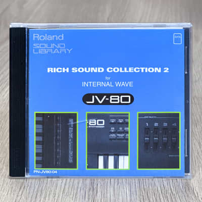 Roland PN-JV80-04 // Rich Sound Collection 2 // For Internal Wave // JV-80 / JV-880 / JV-1080 / JV-2080 / XV-5080