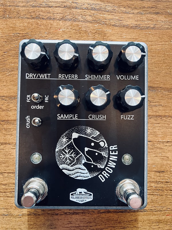 Polarbear Effects Drowner 2020 Black Reverb