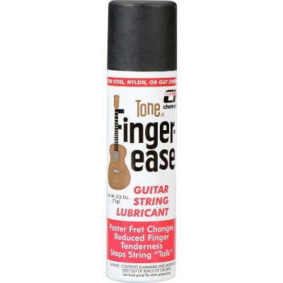 Tone Finger ease Guitar String Lubricant Spray Can 2.5 Oz. Reverb UK