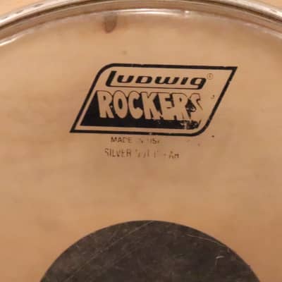 Ludwig 12" Rockers Clear Silver Dot Tom Drum Head Vintage image 2