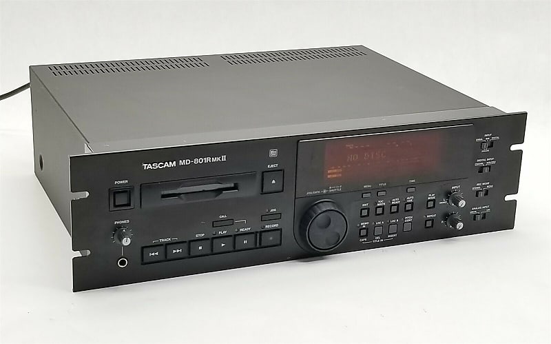 TASCAM MD-801R MKII Professional Minidisc Player Recorder | Reverb