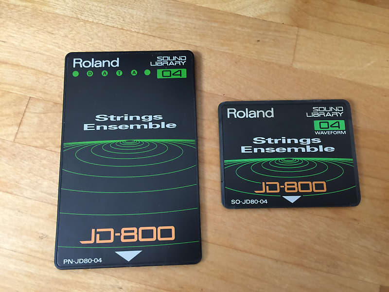 Roland Strings Ensemble JD80-04 Waveform/Data Card Set for JD-900 JD-800 image 1