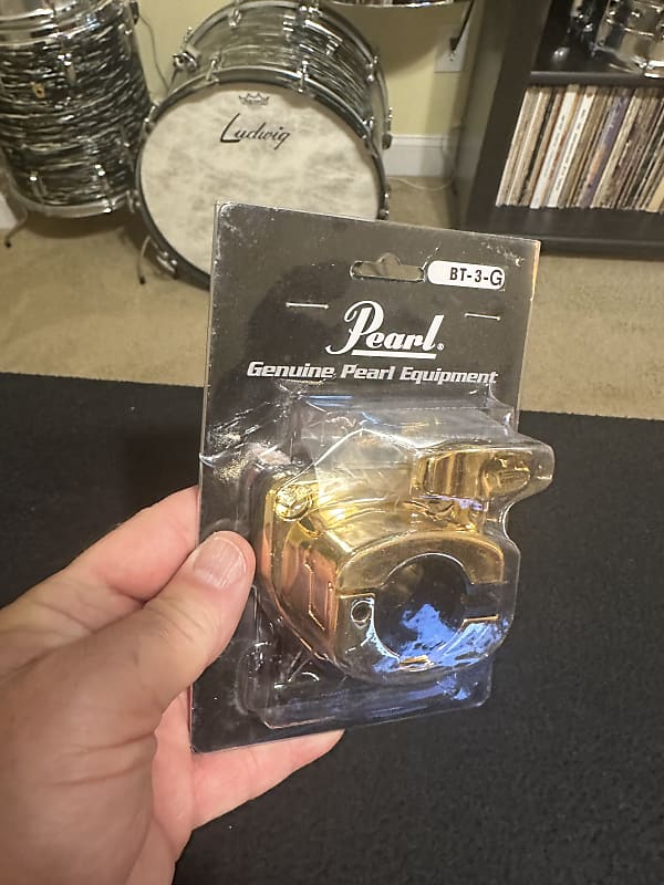 Pearl Drum Clamp New in Package BT3G Gold Finish Reverb