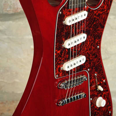 IBANEZ FRM100 TR - Paul Gilbert Signature - Transparent Red | Reverb