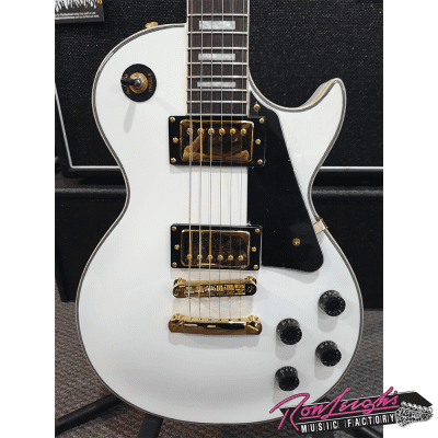 Tokai Legacy Series Love Rock Les Paul Custom Electric Guitar in White image 2
