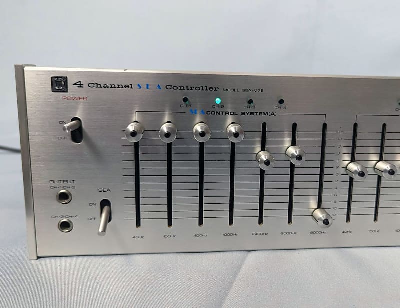 JVC SEA-V7E newest Sound Effect Amplifier Quad 4-ch Graphic Equalizer VINTAGE