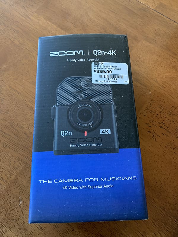 Zoom Q2n-4K Ultra High Definition Handy Video Recorder with XY Mic 2019 - Present - Black image 1