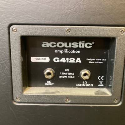 Acoustic G412A - 4X12” Cabinet Guitar Cabinet (Nashville, Tennessee) image 2