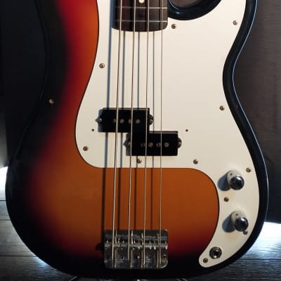 Squier Precision Bass 1991 sunburst Bild 3