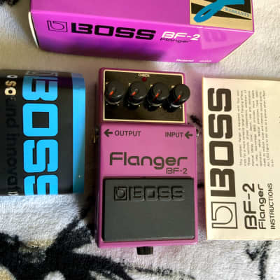 Boss BF-2 Flanger 1984-1990 (Green Label) Made In Japan | Reverb