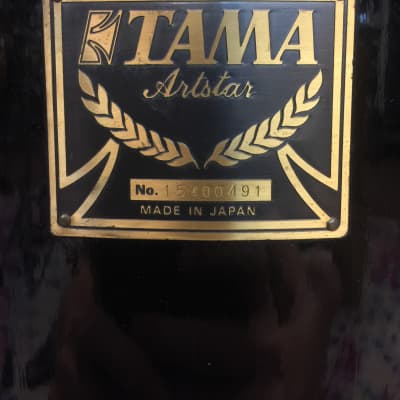Tama Artstar Cordia 16" Floor Tom - Black Lacquer image 2