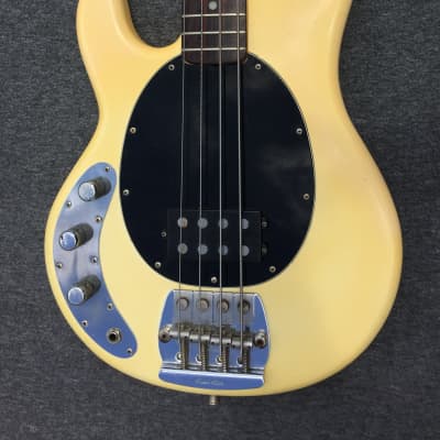 Immagine Music Man Stingray Bass Lefty 1980 White CremeRare Rosewood Fingerboard OHC - 2